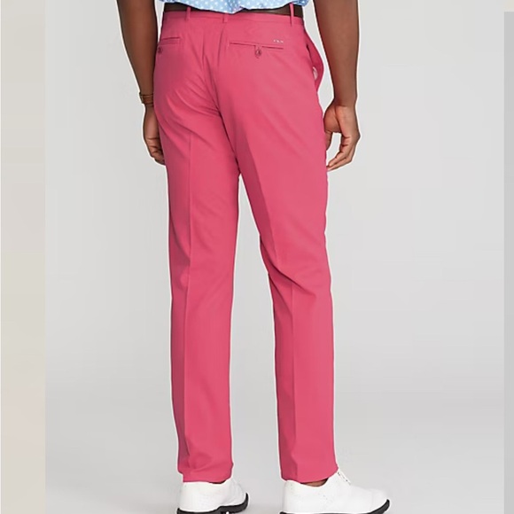 Ralph Lauren RLX Tailored Fit Performance Twill Pink‎ Golf Pants Men's 35/32 EUC - Picture 1 of 14